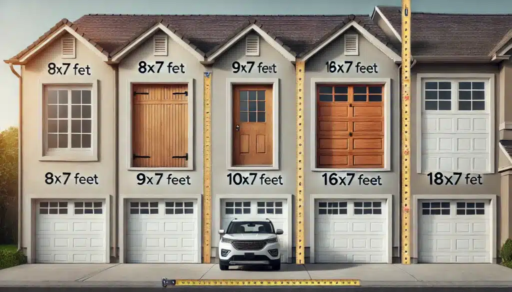 common garage door sizes